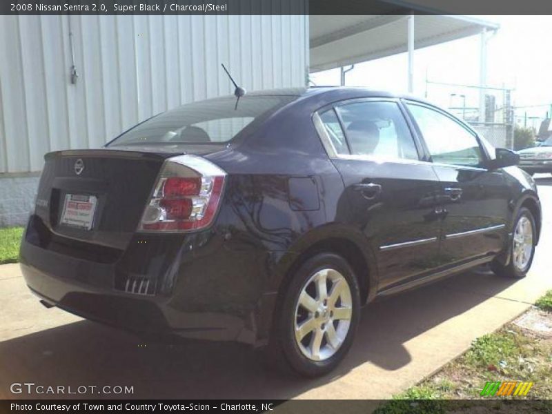 Super Black / Charcoal/Steel 2008 Nissan Sentra 2.0