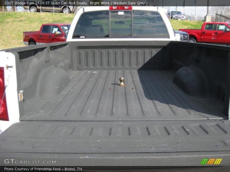 Bright White / Medium Slate Gray 2007 Dodge Ram 3500 ST Quad Cab 4x4 Dually