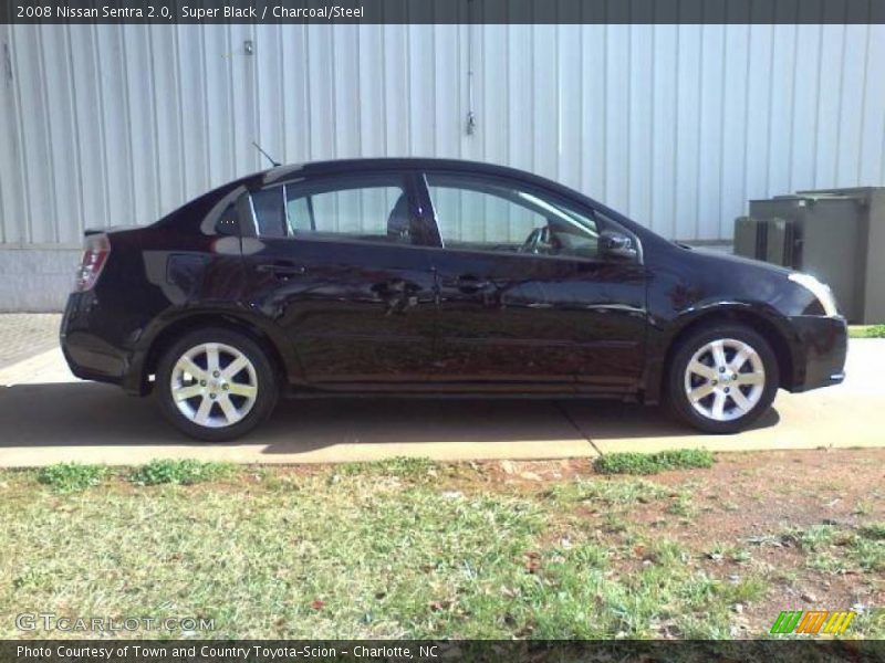 Super Black / Charcoal/Steel 2008 Nissan Sentra 2.0