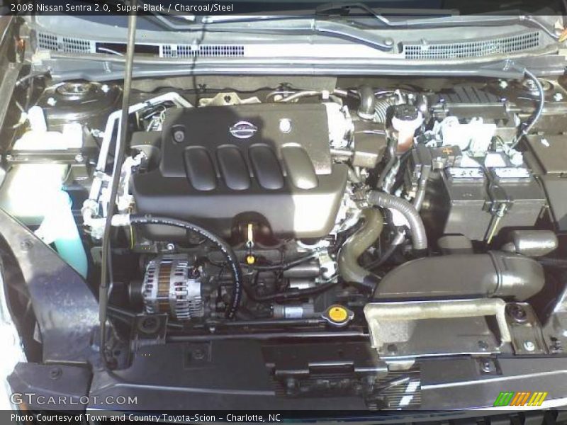 Super Black / Charcoal/Steel 2008 Nissan Sentra 2.0