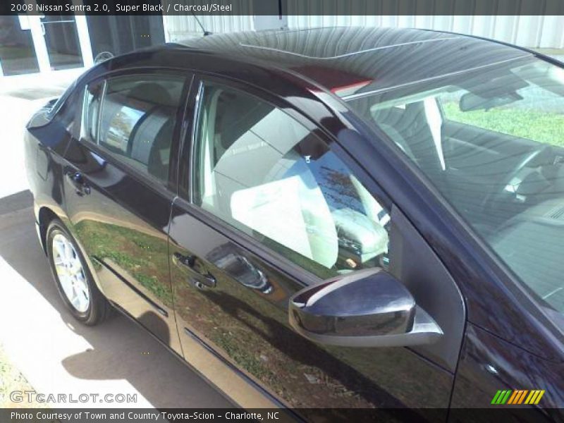 Super Black / Charcoal/Steel 2008 Nissan Sentra 2.0
