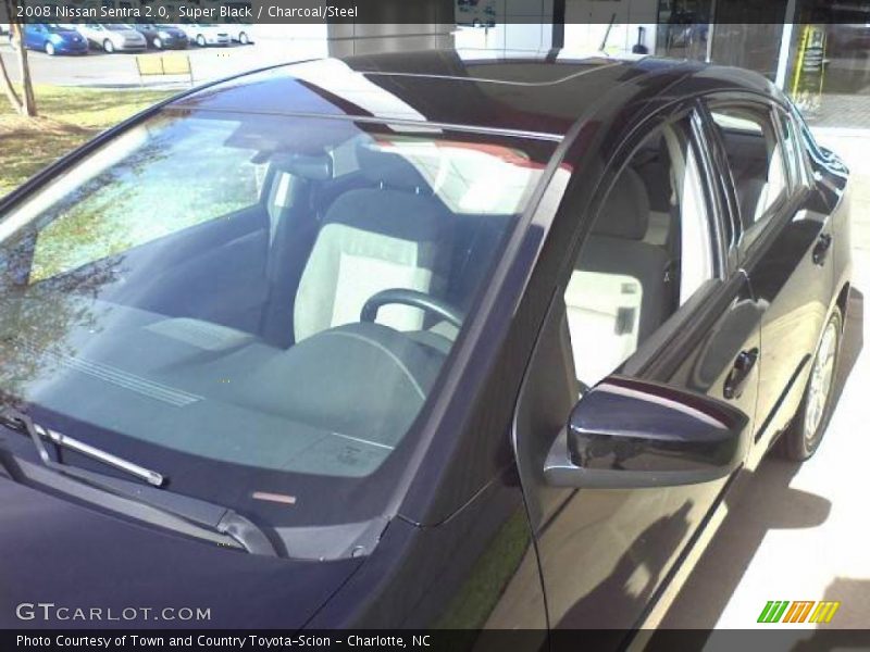 Super Black / Charcoal/Steel 2008 Nissan Sentra 2.0