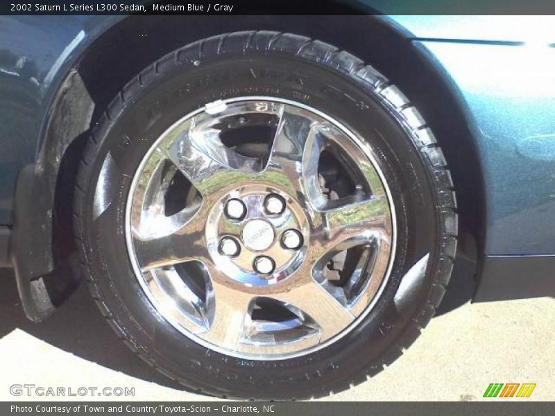Medium Blue / Gray 2002 Saturn L Series L300 Sedan