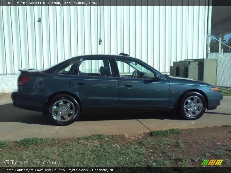 Medium Blue / Gray 2002 Saturn L Series L300 Sedan