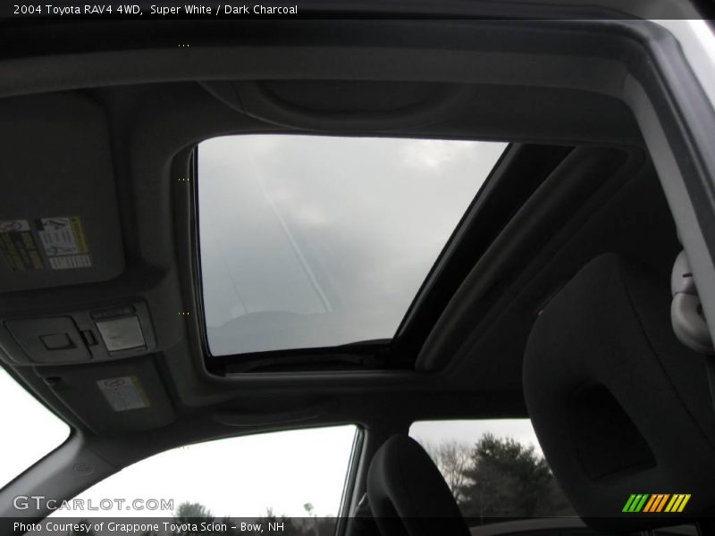 Super White / Dark Charcoal 2004 Toyota RAV4 4WD