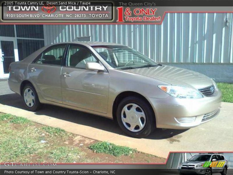 Desert Sand Mica / Taupe 2005 Toyota Camry LE