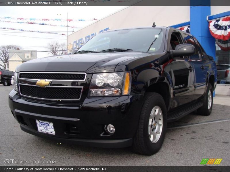 Black / Ebony 2009 Chevrolet Avalanche LT 4x4