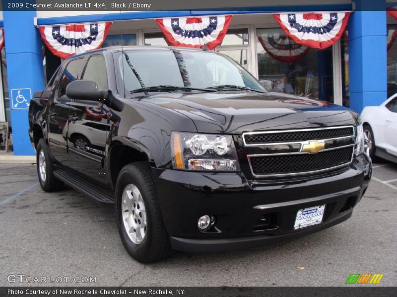 Black / Ebony 2009 Chevrolet Avalanche LT 4x4