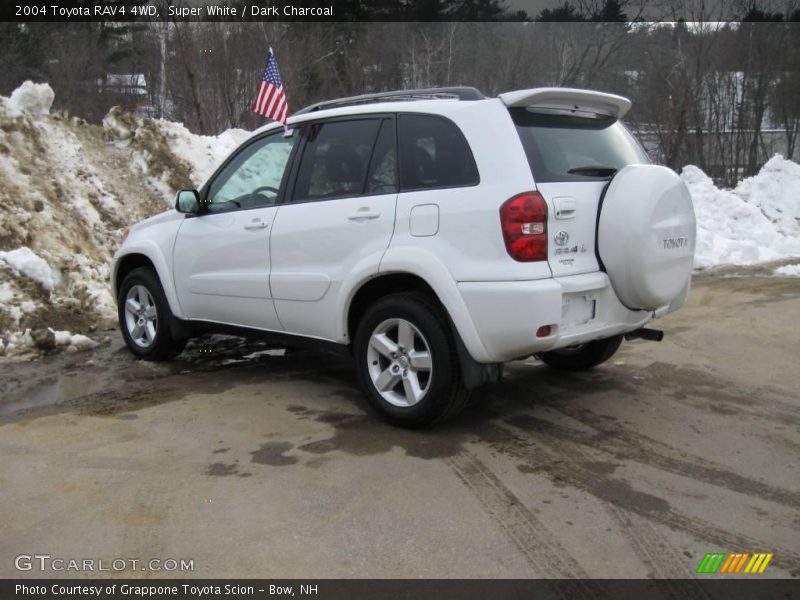 Super White / Dark Charcoal 2004 Toyota RAV4 4WD