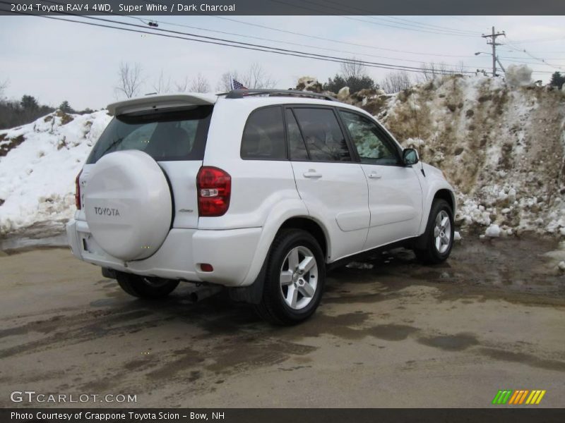 Super White / Dark Charcoal 2004 Toyota RAV4 4WD