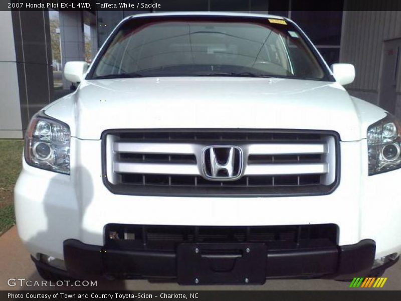 Taffeta White / Saddle 2007 Honda Pilot EX-L 4WD