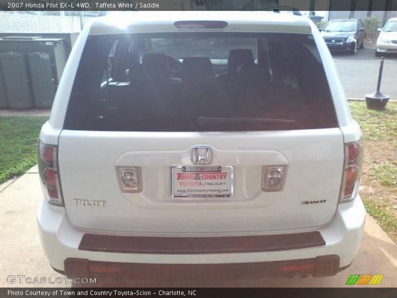 Taffeta White / Saddle 2007 Honda Pilot EX-L 4WD