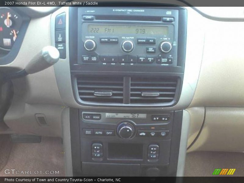 Taffeta White / Saddle 2007 Honda Pilot EX-L 4WD