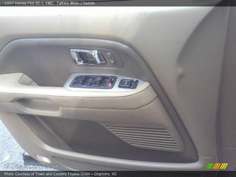 Taffeta White / Saddle 2007 Honda Pilot EX-L 4WD