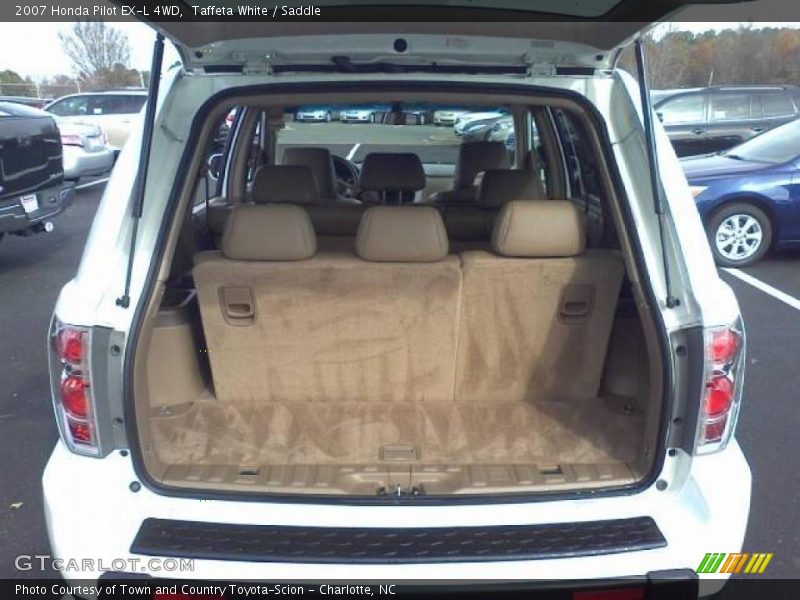 Taffeta White / Saddle 2007 Honda Pilot EX-L 4WD