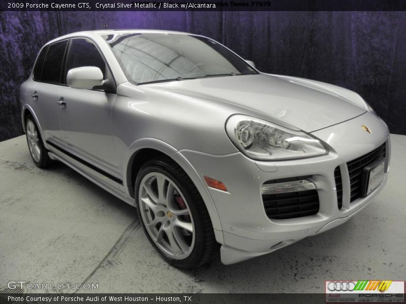 Crystal Silver Metallic / Black w/Alcantara 2009 Porsche Cayenne GTS