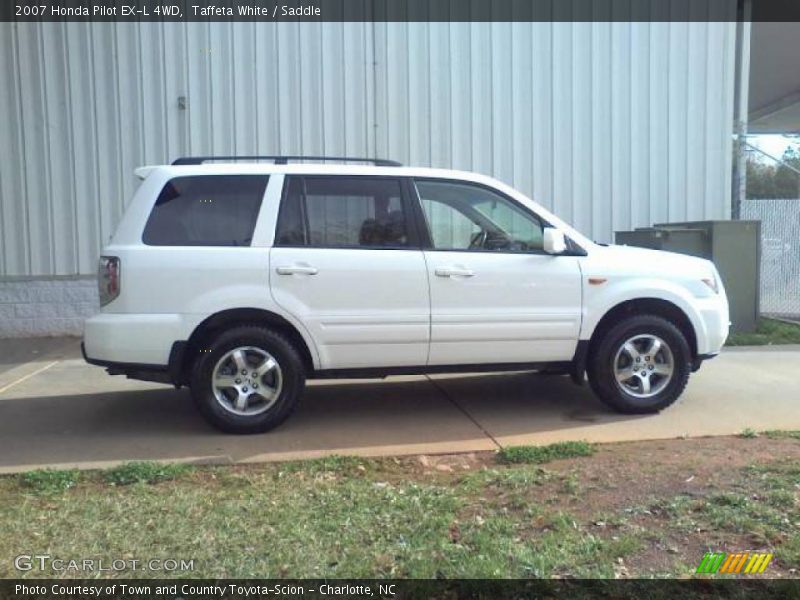 Taffeta White / Saddle 2007 Honda Pilot EX-L 4WD