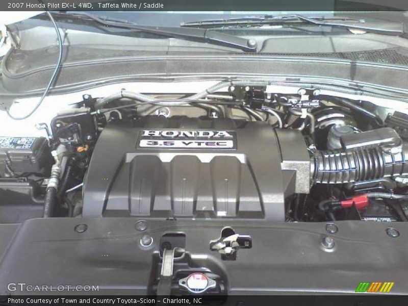 Taffeta White / Saddle 2007 Honda Pilot EX-L 4WD