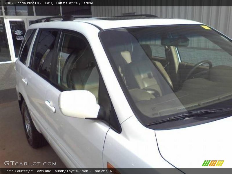 Taffeta White / Saddle 2007 Honda Pilot EX-L 4WD