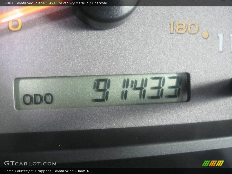 Silver Sky Metallic / Charcoal 2004 Toyota Sequoia SR5 4x4