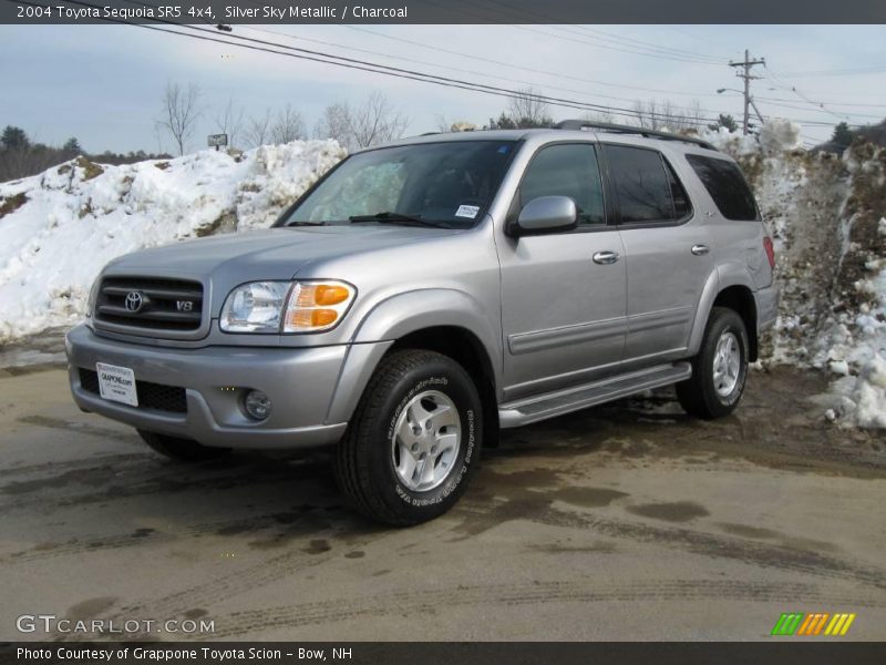 Silver Sky Metallic / Charcoal 2004 Toyota Sequoia SR5 4x4