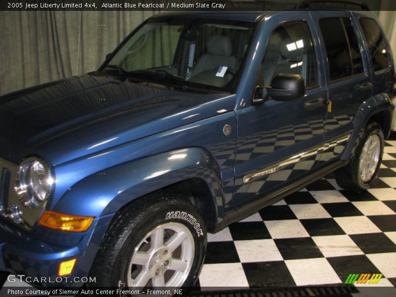 Atlantic Blue Pearlcoat / Medium Slate Gray 2005 Jeep Liberty Limited 4x4