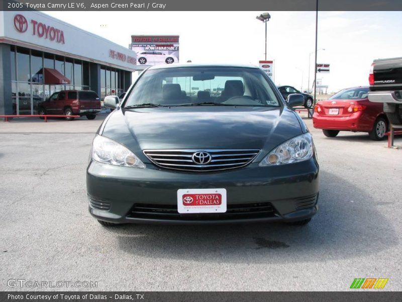 Aspen Green Pearl / Gray 2005 Toyota Camry LE V6