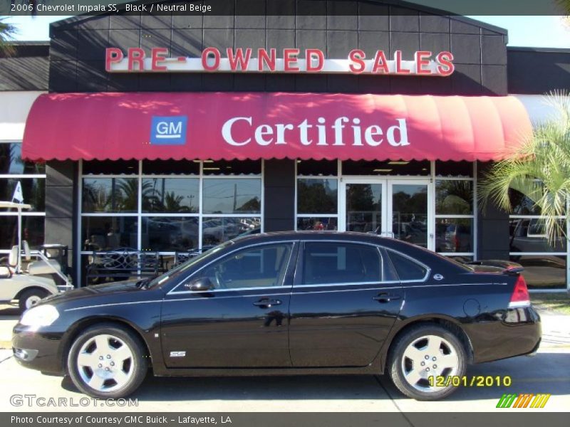 Black / Neutral Beige 2006 Chevrolet Impala SS