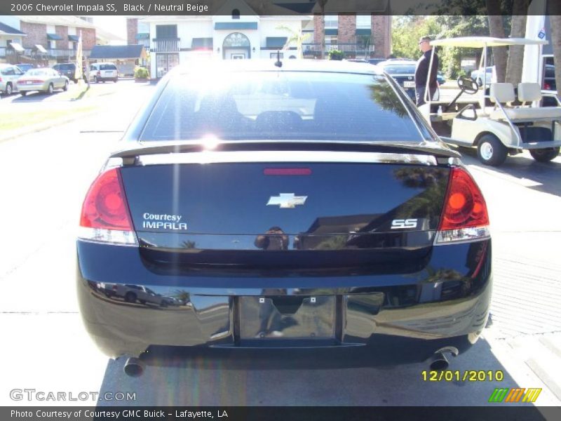 Black / Neutral Beige 2006 Chevrolet Impala SS