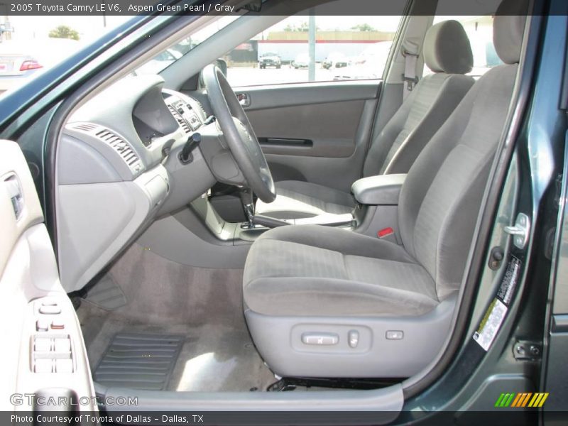 Aspen Green Pearl / Gray 2005 Toyota Camry LE V6