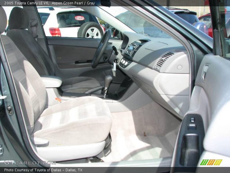 Aspen Green Pearl / Gray 2005 Toyota Camry LE V6