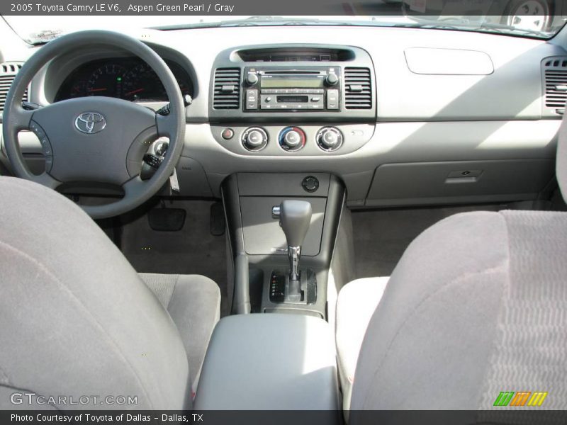 Aspen Green Pearl / Gray 2005 Toyota Camry LE V6