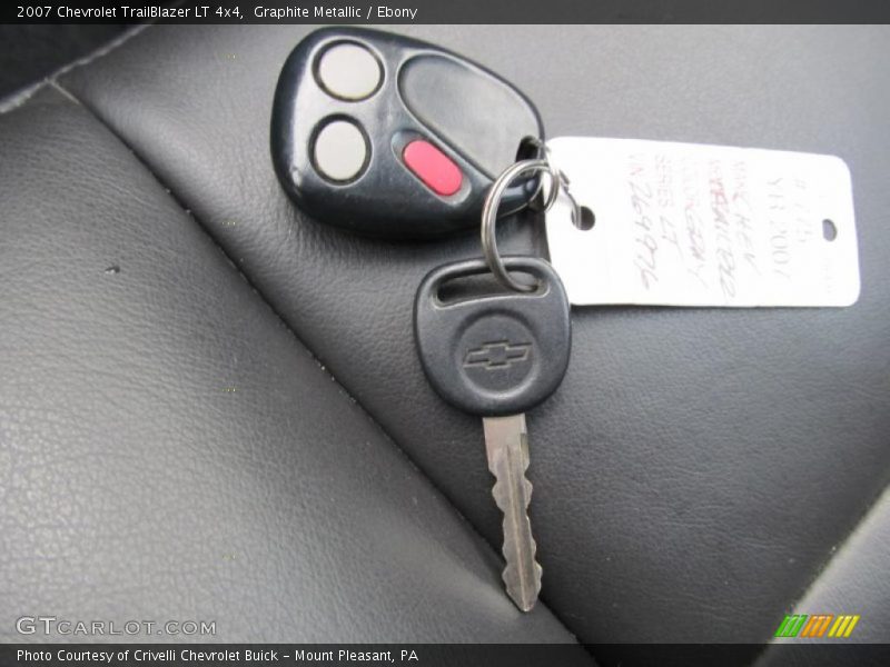 Graphite Metallic / Ebony 2007 Chevrolet TrailBlazer LT 4x4