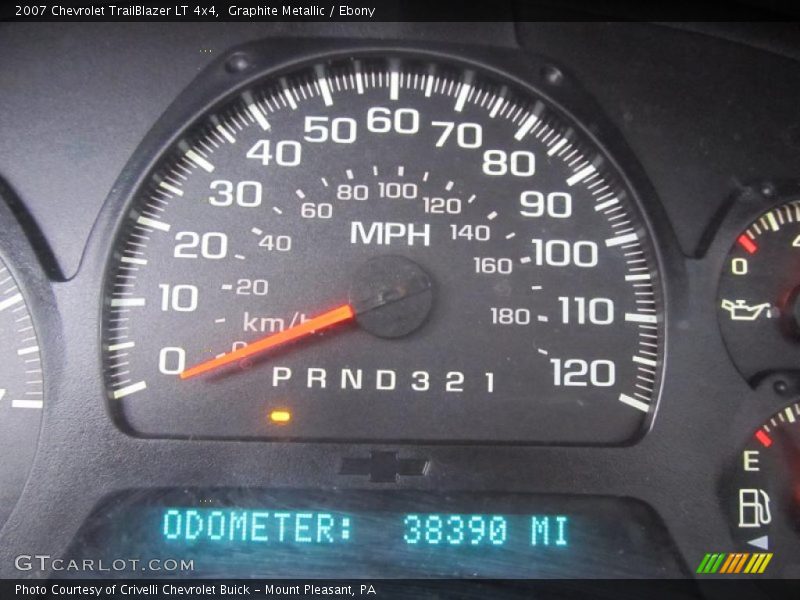 Graphite Metallic / Ebony 2007 Chevrolet TrailBlazer LT 4x4