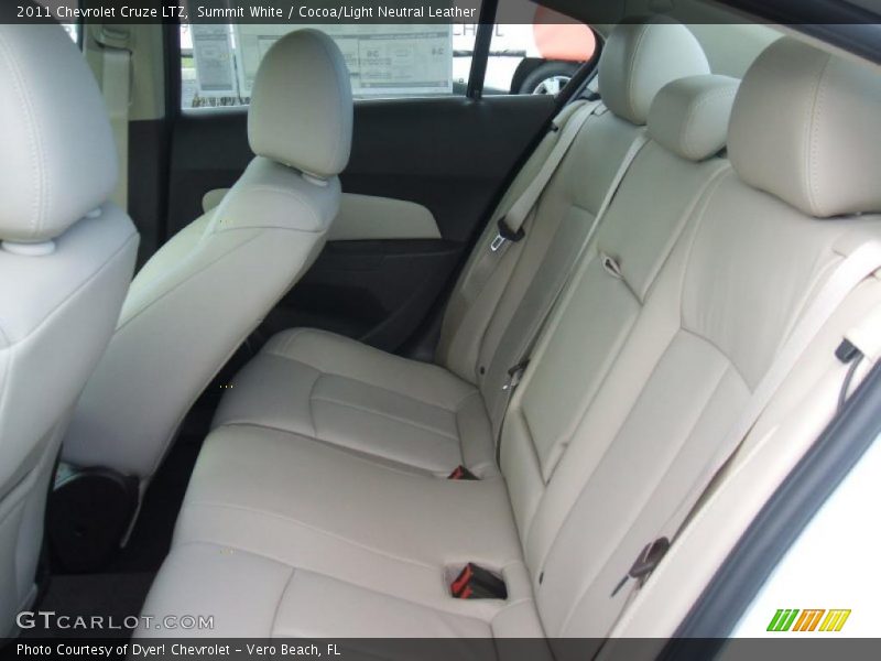  2011 Cruze LTZ Cocoa/Light Neutral Leather Interior