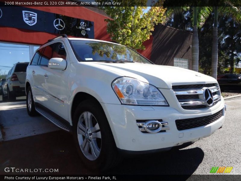 Arctic White / Ash Grey 2008 Mercedes-Benz GL 320 CDI 4Matic
