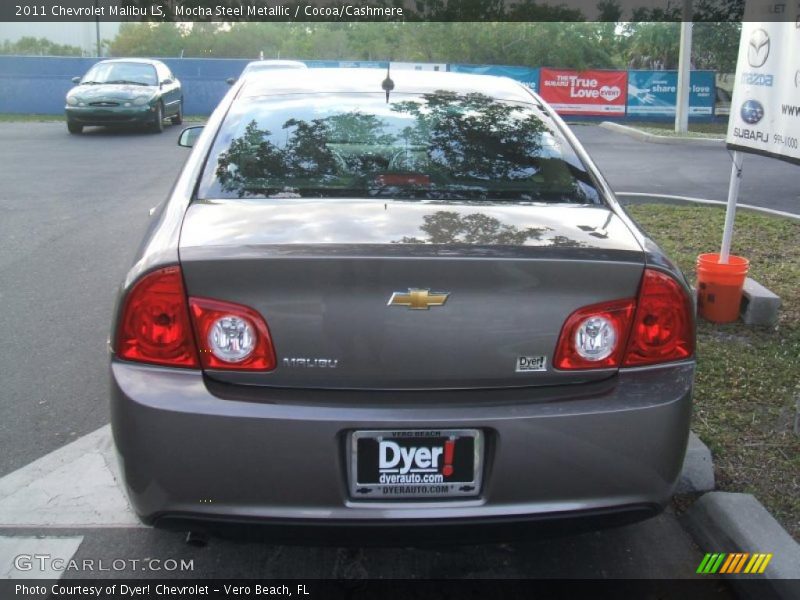 Mocha Steel Metallic / Cocoa/Cashmere 2011 Chevrolet Malibu LS
