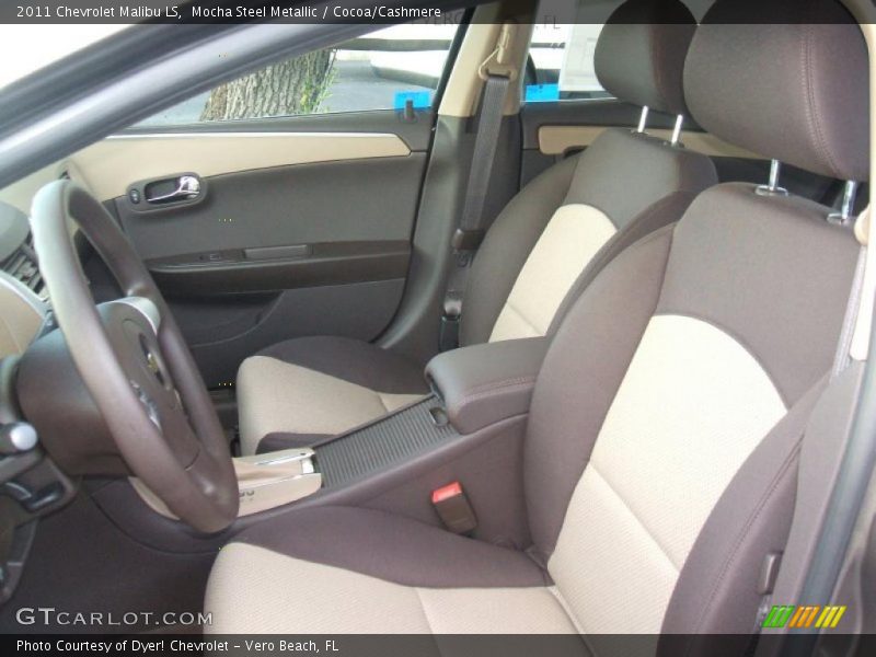 Mocha Steel Metallic / Cocoa/Cashmere 2011 Chevrolet Malibu LS