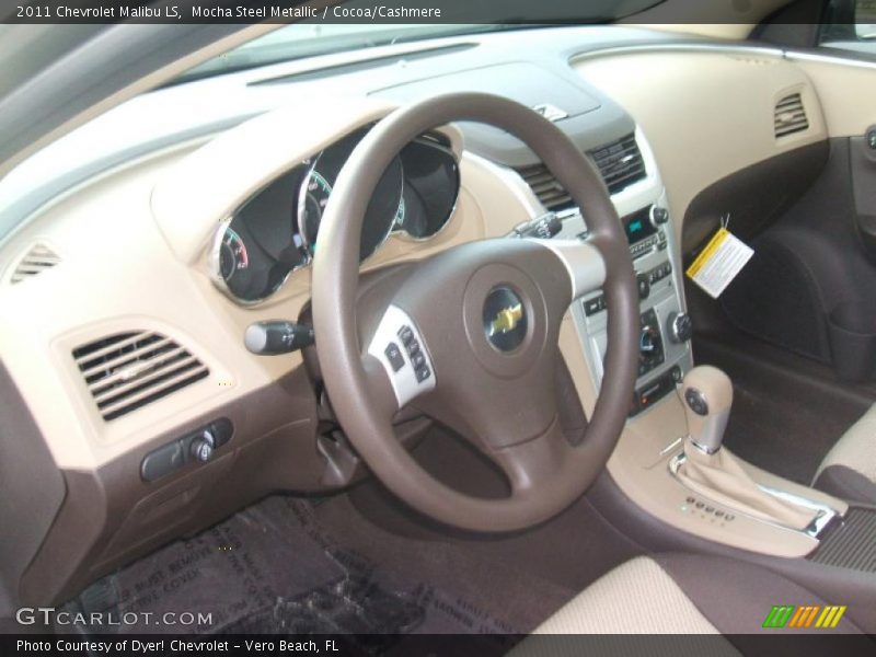 Mocha Steel Metallic / Cocoa/Cashmere 2011 Chevrolet Malibu LS