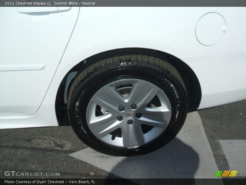Summit White / Neutral 2011 Chevrolet Impala LS