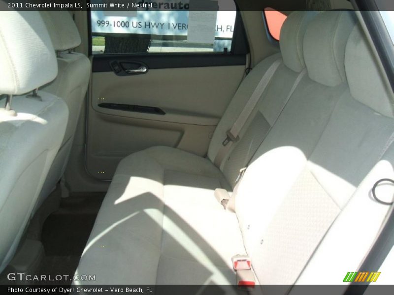 Summit White / Neutral 2011 Chevrolet Impala LS