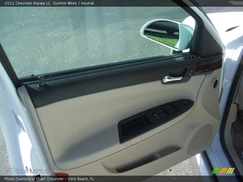 Summit White / Neutral 2011 Chevrolet Impala LS
