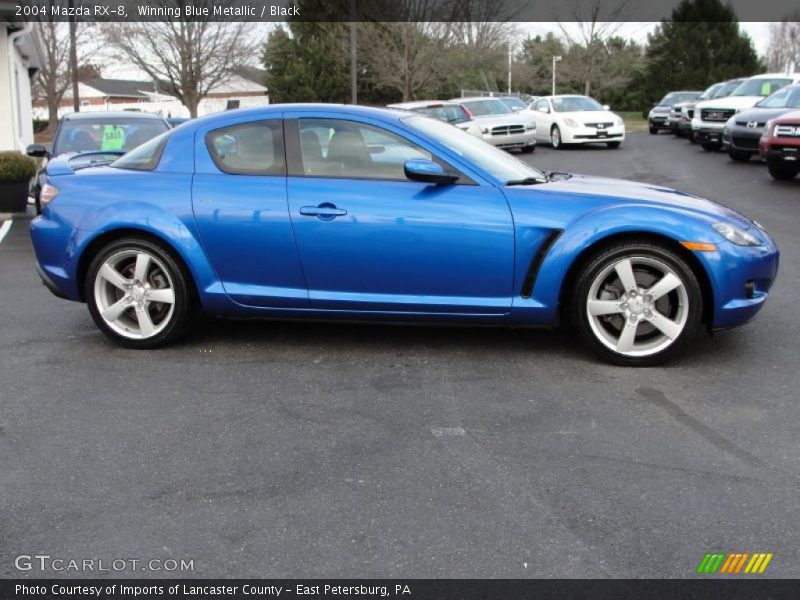 Winning Blue Metallic / Black 2004 Mazda RX-8
