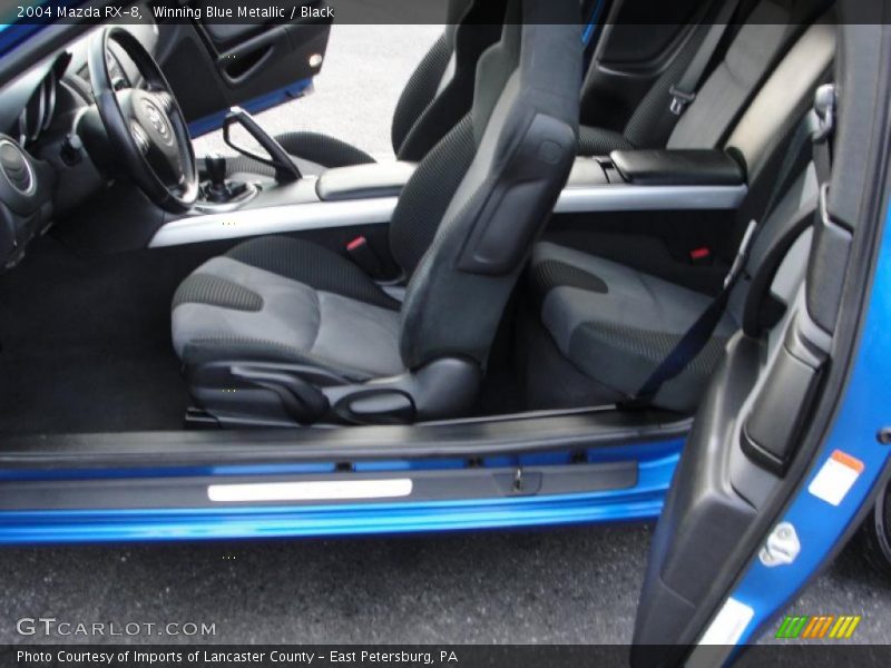 Winning Blue Metallic / Black 2004 Mazda RX-8