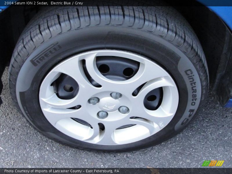 Electric Blue / Grey 2004 Saturn ION 2 Sedan