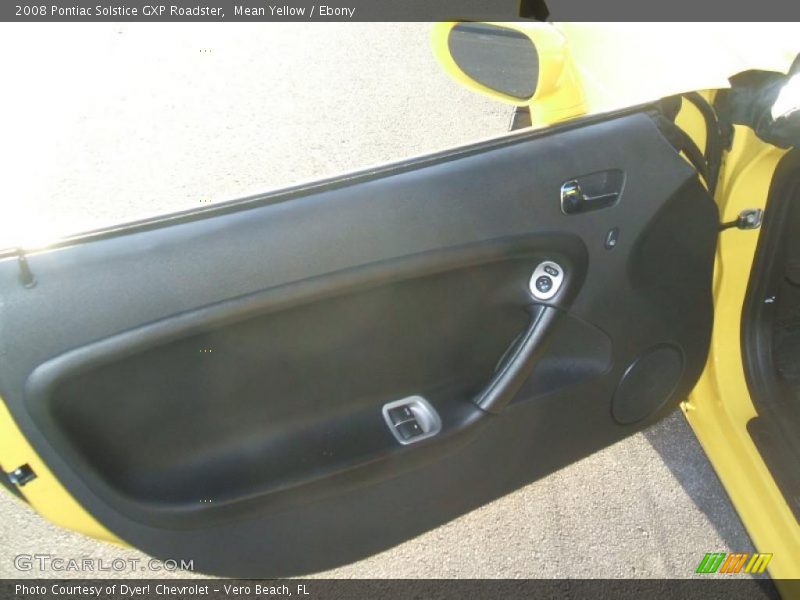 Mean Yellow / Ebony 2008 Pontiac Solstice GXP Roadster