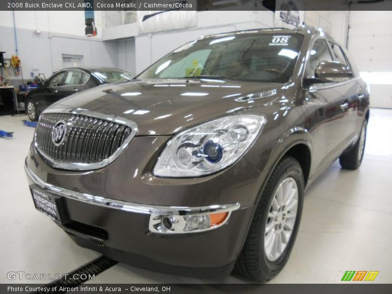 Cocoa Metallic / Cashmere/Cocoa 2008 Buick Enclave CXL AWD
