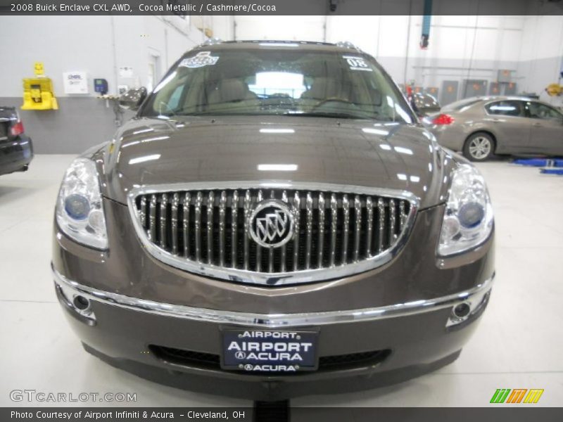 Cocoa Metallic / Cashmere/Cocoa 2008 Buick Enclave CXL AWD