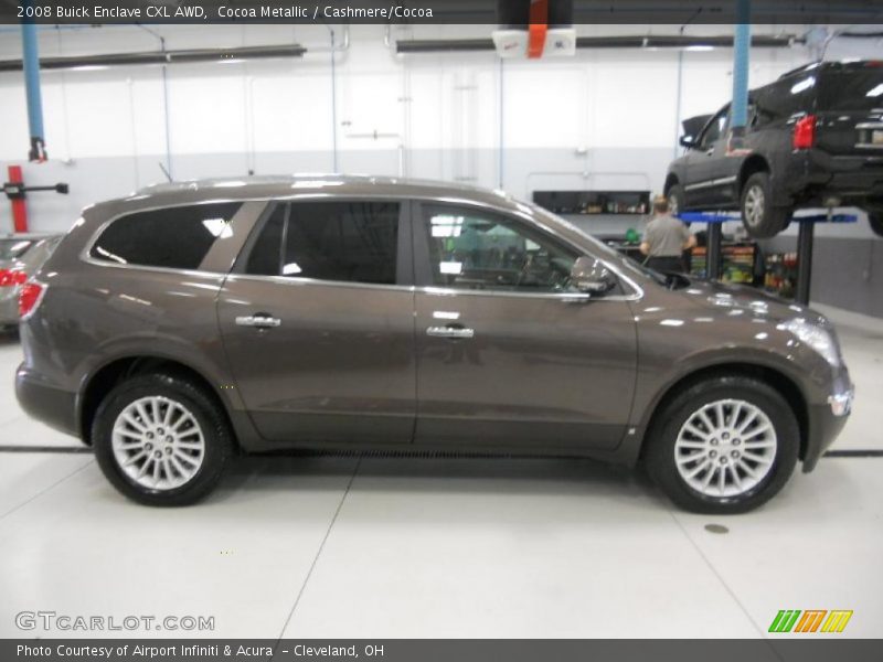 Cocoa Metallic / Cashmere/Cocoa 2008 Buick Enclave CXL AWD