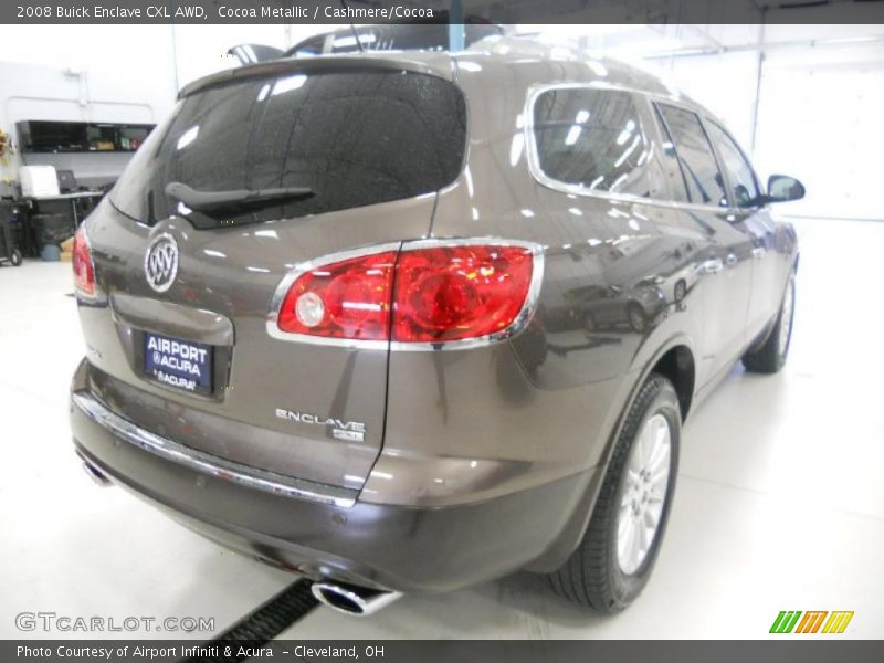 Cocoa Metallic / Cashmere/Cocoa 2008 Buick Enclave CXL AWD